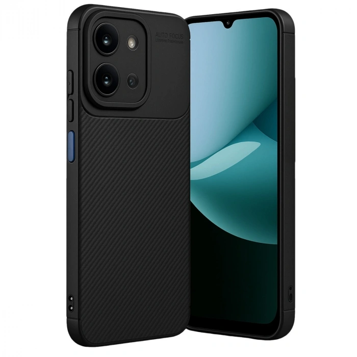 Xiaomi Redmi 15c 4g Auto Focus Karbon Kapak - Siyah