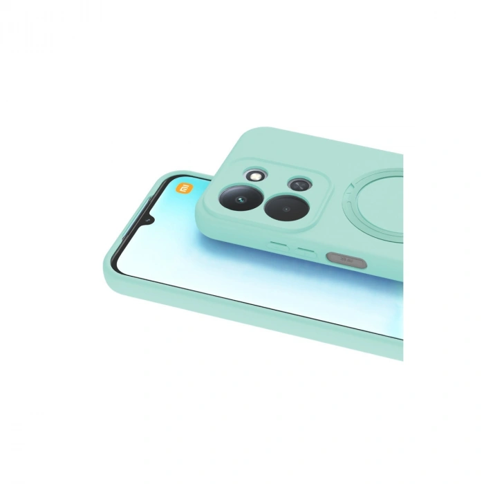 Xiaomi Redmi 15c 4g Regal Magsafe Standlı Kapak - Su Yeşili