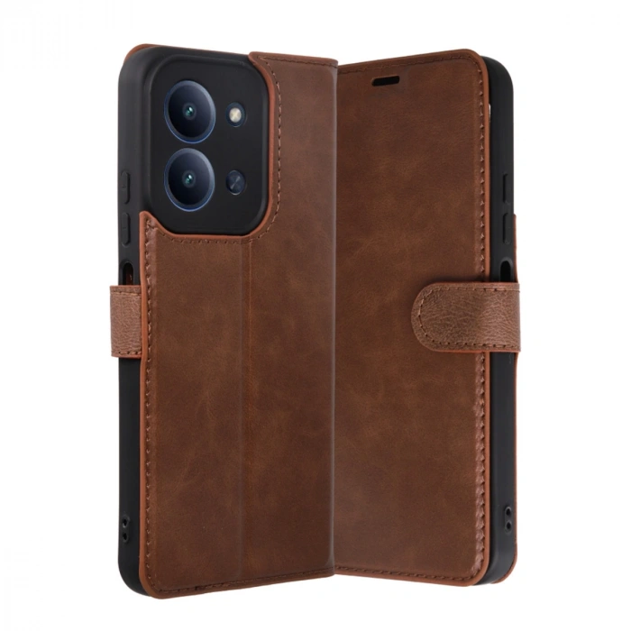 Xiaomi Redmi 15c 4g Trend S Plus Kapaklı Kılıf - Taba