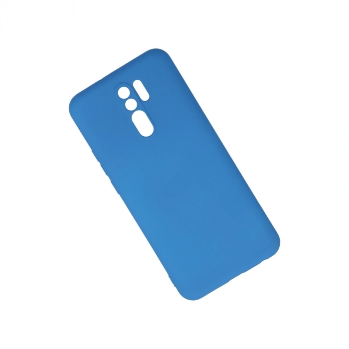 Xiaomi Redmi 9 Kılıf Nano İçi Kadife Silikon - Mavi