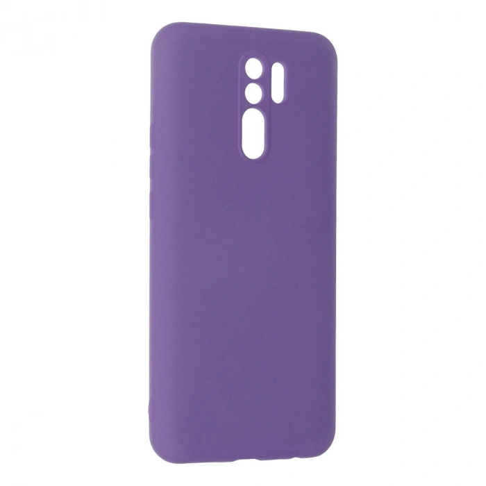 Xiaomi Redmi 9 Kılıf Nano İçi Kadife Silikon - Mor