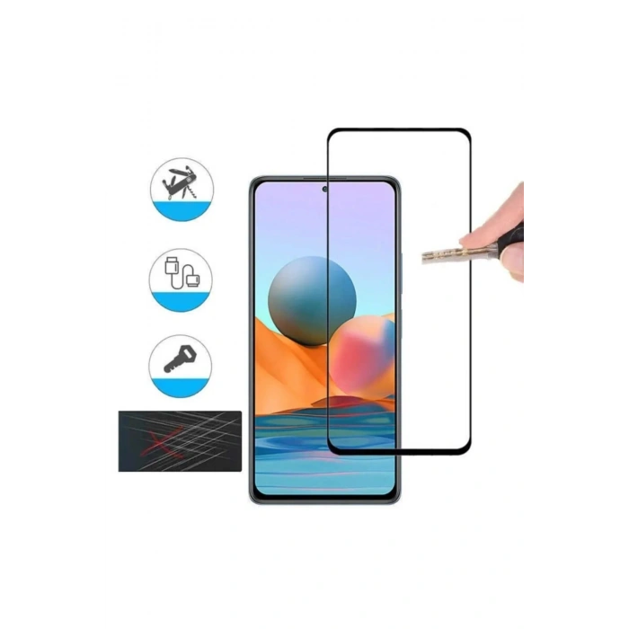 Xiaomi Redmi 9 Uyumlu Premium Ekran Koruyucu 9H Sert Temperli Kırılmaz Cam Koruma Şeffaf (599)