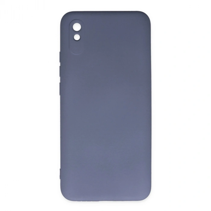 Xiaomi Redmi 9a Kılıf Nano İçi Kadife Silikon - Gri
