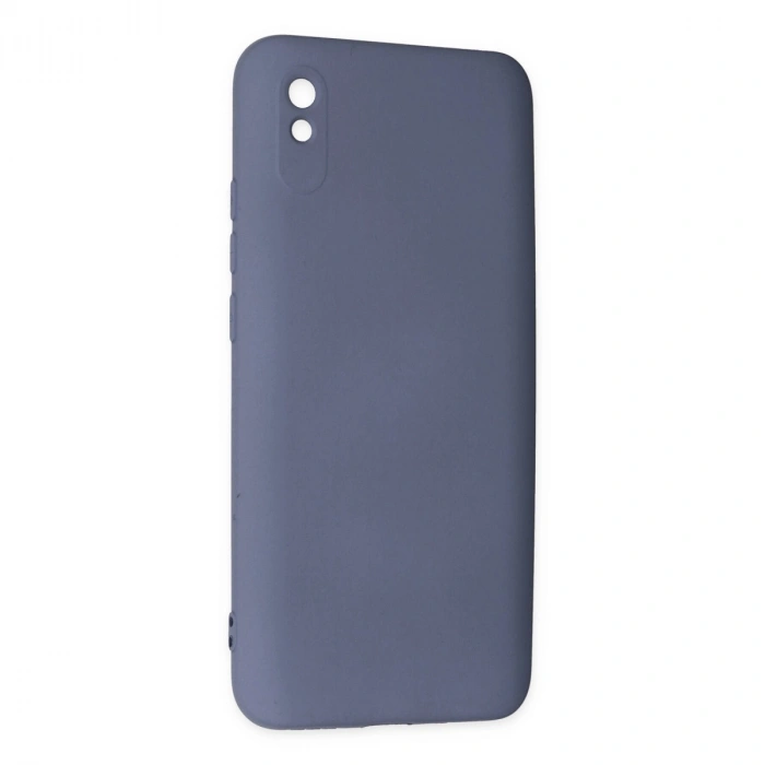 Xiaomi Redmi 9a Kılıf Nano İçi Kadife Silikon - Gri