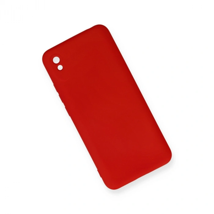 Xiaomi Redmi 9a Kılıf Nano İçi Kadife Silikon - Kırmızı