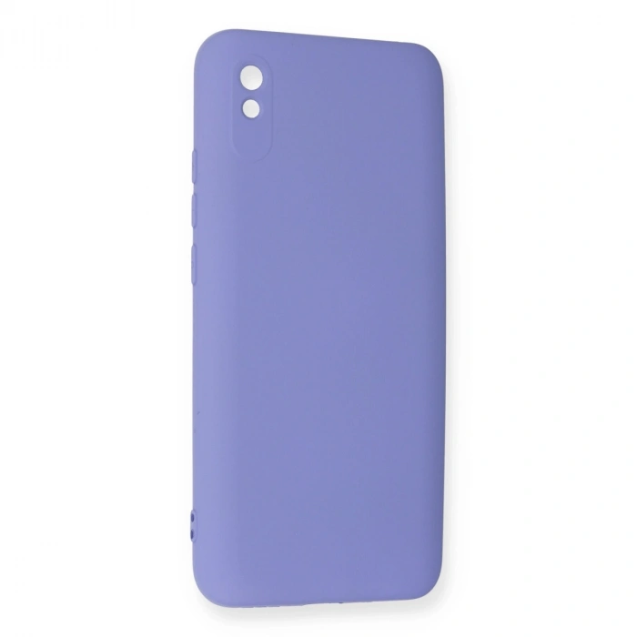 Xiaomi Redmi 9a Kılıf Nano İçi Kadife Silikon - Lila