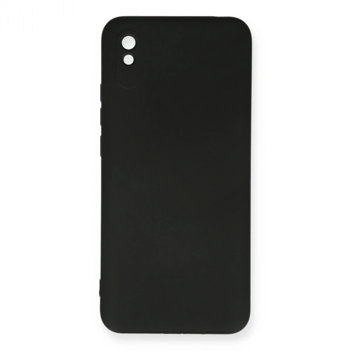 Xiaomi Redmi 9a Kılıf Nano İçi Kadife Silikon - Siyah