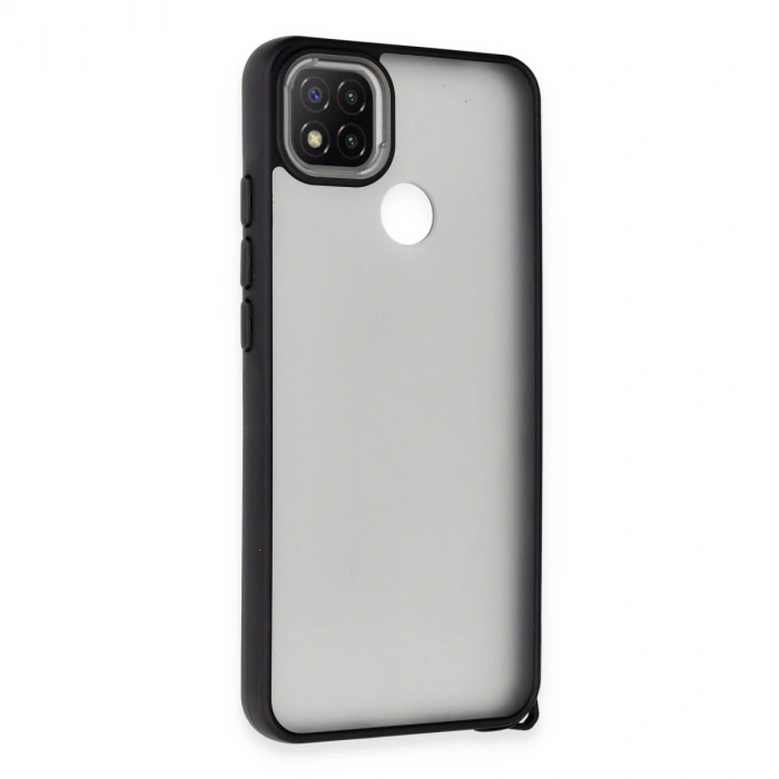 Xiaomi Redmi 9c Kılıf Elegant Kapak - Siyah