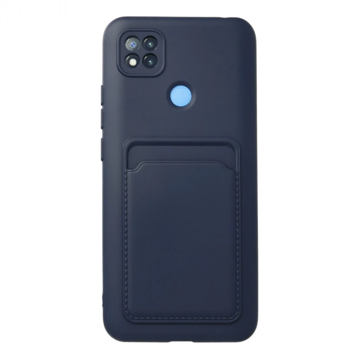 Xiaomi Redmi 9c Kılıf Kelvin Kartvizitli Silikon - Lacivert