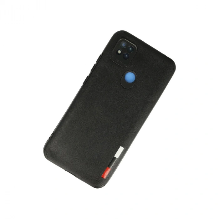 Xiaomi Redmi 9c Kılıf Loop Deri Silikon - Siyah