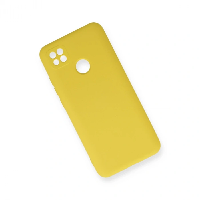 Xiaomi Redmi 9c Kılıf Nano İçi Kadife Silikon - Sarı