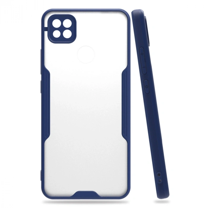 Xiaomi Redmi 9c Kılıf Platin Silikon - Lacivert