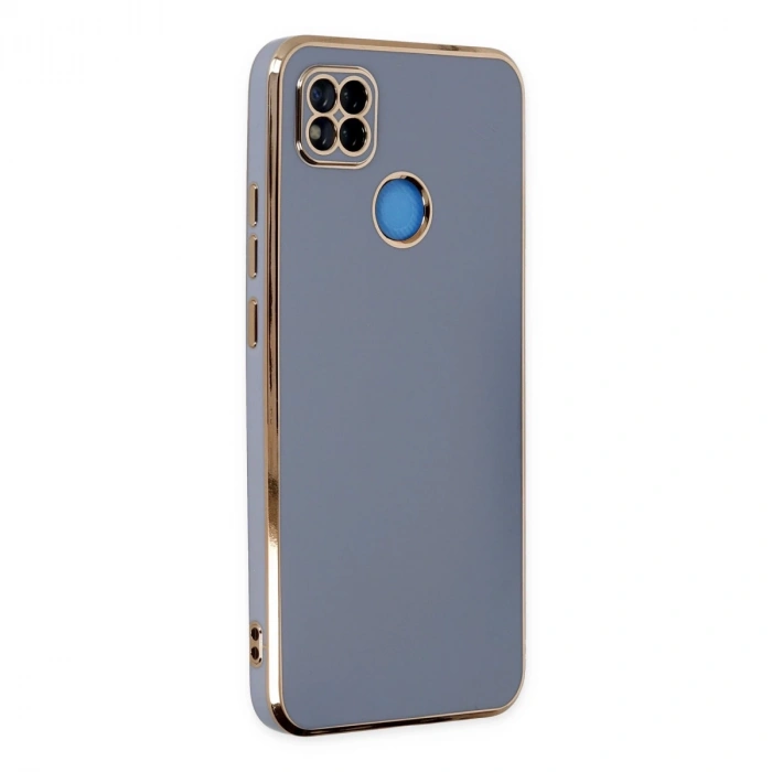 Xiaomi Redmi 9c Kılıf Volet Silikon - Mavi