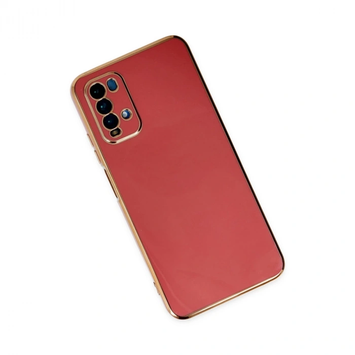 Xiaomi Redmi 9t Kılıf Volet Silikon - Kırmızı