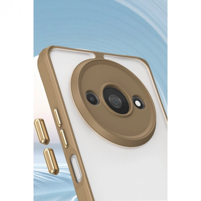 Xiaomi Redmi A3 4g Kılıf Penta Silikon Kılıf - Çöl Titanyum