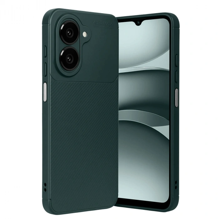 Xiaomi Redmi A5 4g Auto Focus Karbon Kapak - Koyu Yeşil