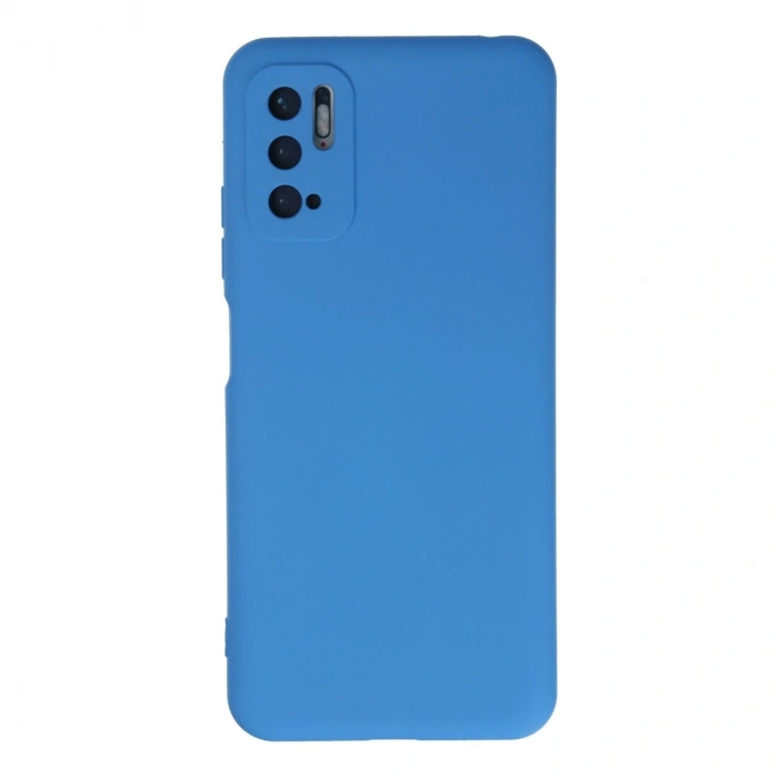 Xiaomi Redmi Note 10 5g Kılıf Nano İçi Kadife Silikon - Mavi