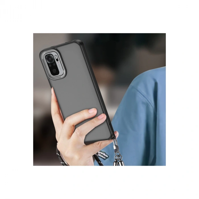 Xiaomi Redmi Note 10 Pro Kılıf Elegant Kapak - Derin Mor