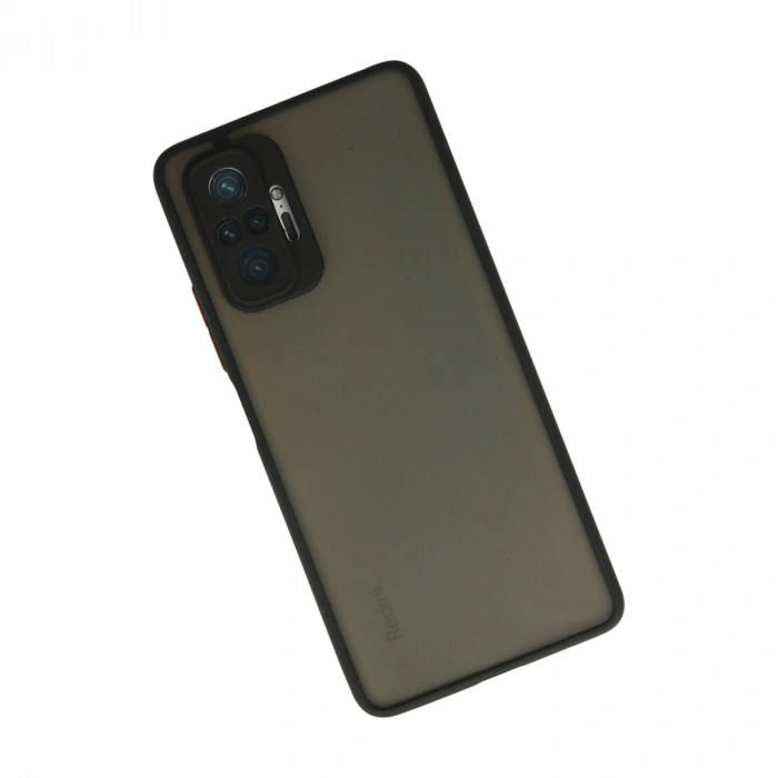 Xiaomi Redmi Note 10 Pro Kılıf Montreal Silikon Kapak - Siyah