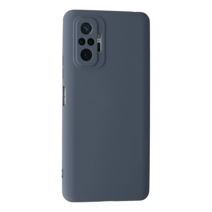 Xiaomi Redmi Note 10 Pro Kılıf Nano İçi Kadife Silikon - Gri