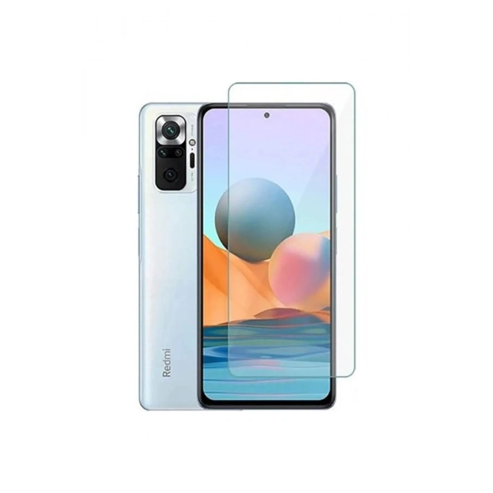 Xiaomi Redmi Note 10 Pro Uyumlu Premium Ekran Koruyucu 9H Sert Temperli Kırılmaz Cam Koruma Şeffaf (599)