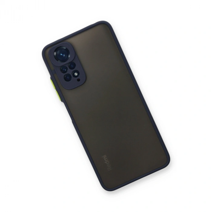 Xiaomi Redmi Note 11 Kılıf Montreal Silikon Kapak - Lacivert