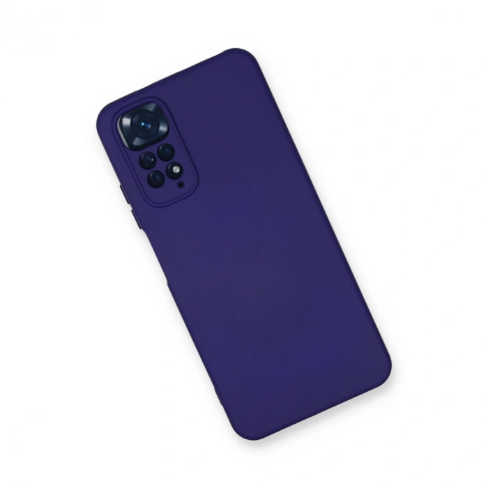 Xiaomi Redmi Note 11 Kılıf Nano İçi Kadife Silikon - Mor