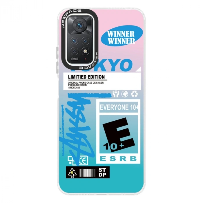 Xiaomi Redmi Note 11 Pro Kılıf Estoril Desenli Kapak - Estoril - 1