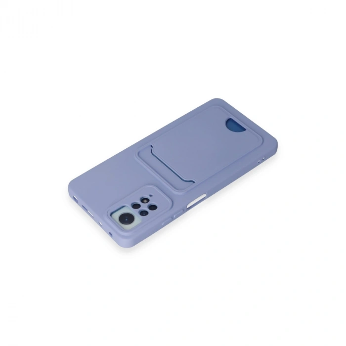 Xiaomi Redmi Note 11 Pro Kılıf Kelvin Kartvizitli Silikon - Lila