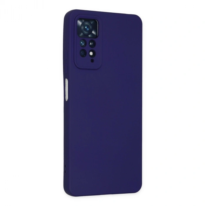 Xiaomi Redmi Note 11 Pro Kılıf Nano İçi Kadife Silikon - Mor