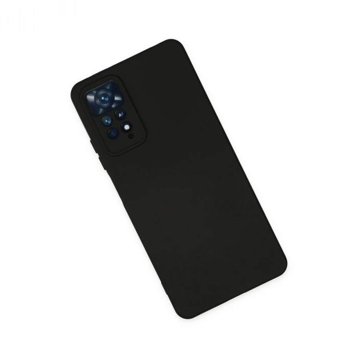 Xiaomi Redmi Note 11 Pro Kılıf Nano İçi Kadife Silikon - Siyah