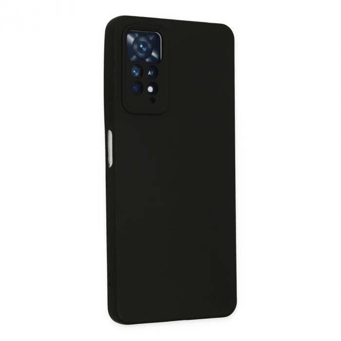 Xiaomi Redmi Note 11 Pro Kılıf Nano İçi Kadife Silikon - Siyah