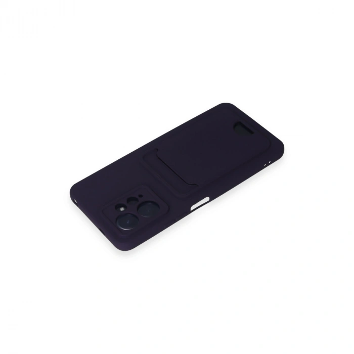 Xiaomi Redmi Note 12 4g Kılıf Kelvin Kartvizitli Silikon - Derin Mor