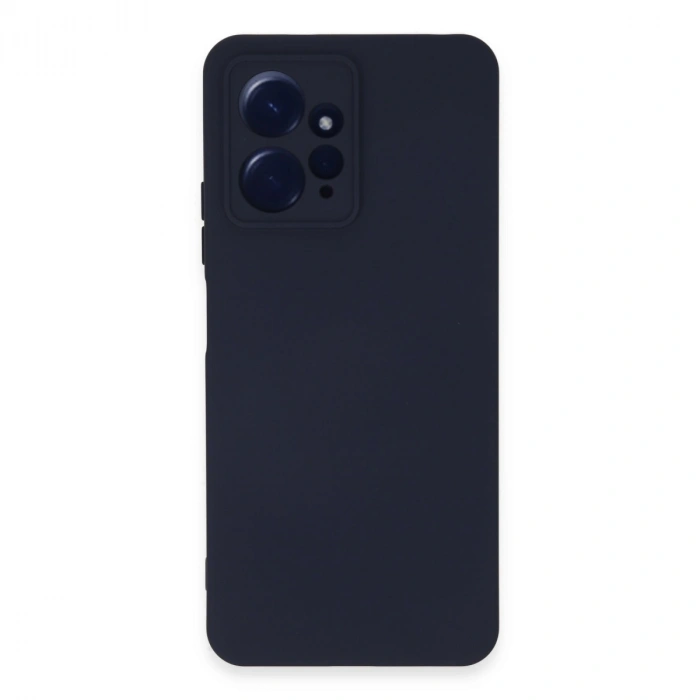 Xiaomi Redmi Note 12 4g Kılıf Nano İçi Kadife Silikon - Lacivert
