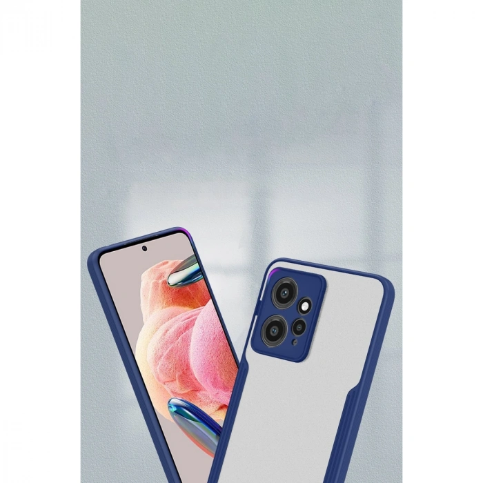 Xiaomi Redmi Note 12 4g Kılıf Platin Silikon - Sarı
