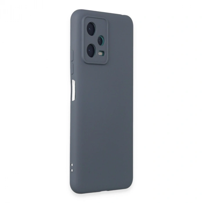 Xiaomi Redmi Note 12 5g Kılıf Nano İçi Kadife Silikon - Gri