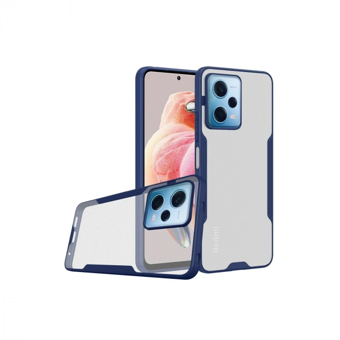 Xiaomi Redmi Note 12 5g Kılıf Platin Silikon - Lacivert
