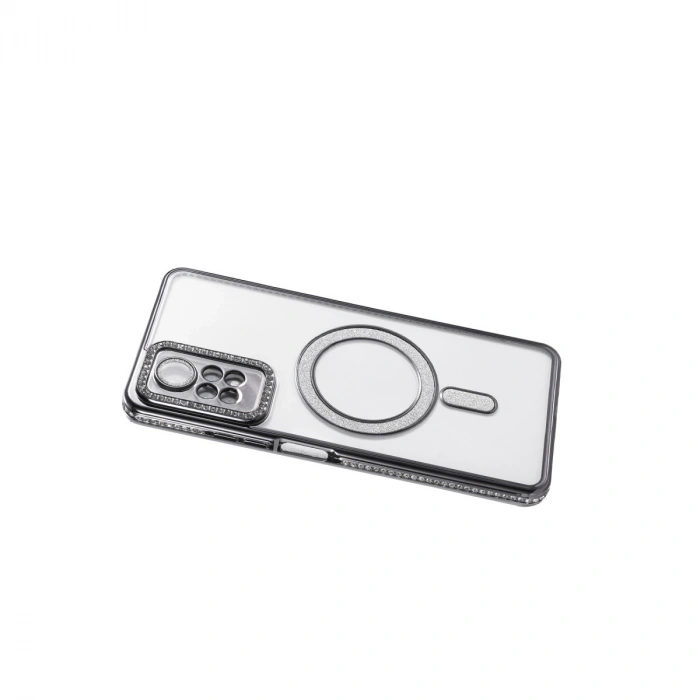Xiaomi Redmi Note 12 Pro 4g Joke Simli Magneticsafe Kılıf - Siyah