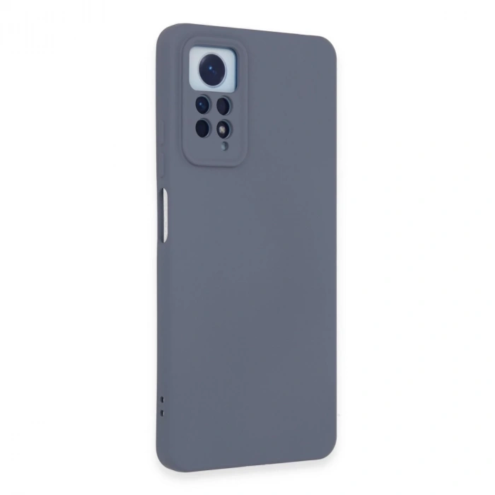 Xiaomi Redmi Note 12 Pro 4g Kılıf Nano İçi Kadife Silikon - Gri