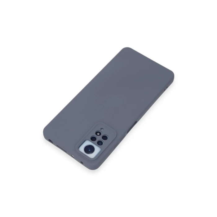 Xiaomi Redmi Note 12 Pro 4g Kılıf Nano İçi Kadife Silikon - Gri