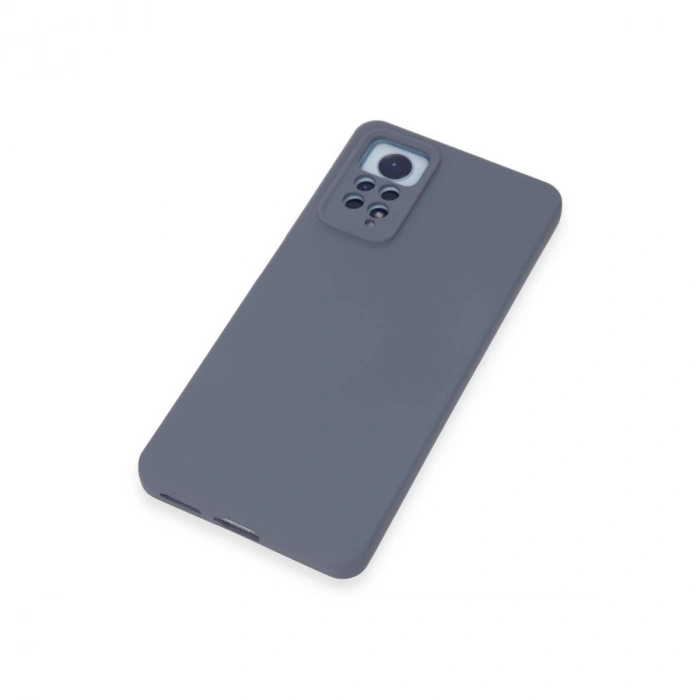 Xiaomi Redmi Note 12 Pro 4g Kılıf Nano İçi Kadife Silikon - Gri