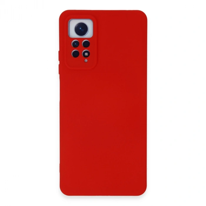 Xiaomi Redmi Note 12 Pro 4g Kılıf Nano İçi Kadife Silikon - Kırmızı
