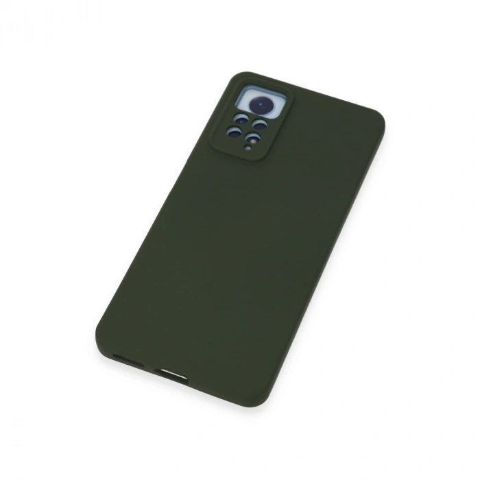 Xiaomi Redmi Note 12 Pro 4g Kılıf Nano İçi Kadife Silikon - Koyu Yeşil