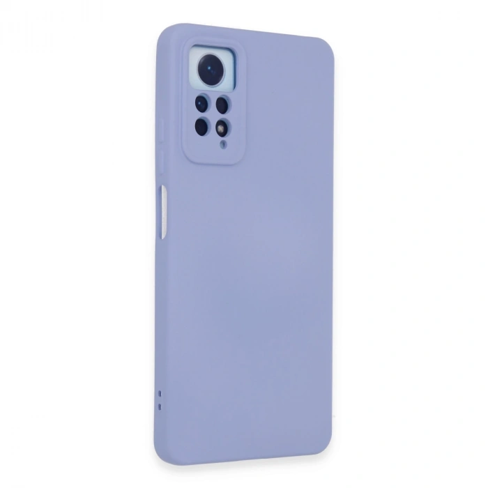 Xiaomi Redmi Note 12 Pro 4g Kılıf Nano İçi Kadife Silikon - Lila
