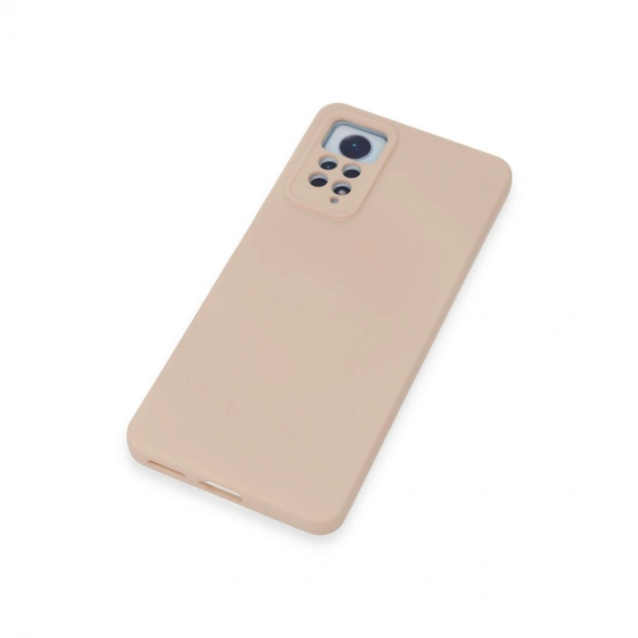 Xiaomi Redmi Note 12 Pro 4g Kılıf Nano İçi Kadife Silikon - Pudra