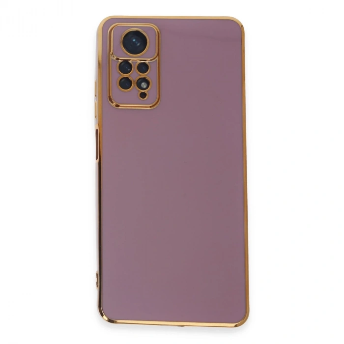 Xiaomi Redmi Note 12 Pro 4g Kılıf Volet Silikon - Mor