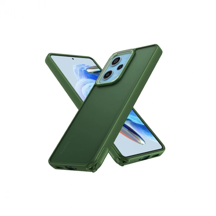 Xiaomi Redmi Note 12 Pro 5g Kılıf Elegant Kapak - Yeşil