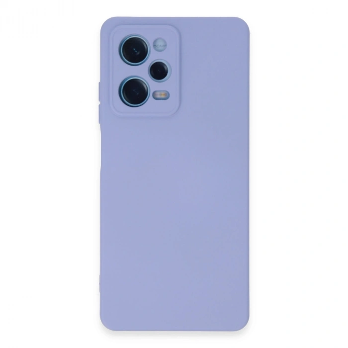 Xiaomi Redmi Note 12 Pro 5g Kılıf Nano İçi Kadife Silikon - Lila