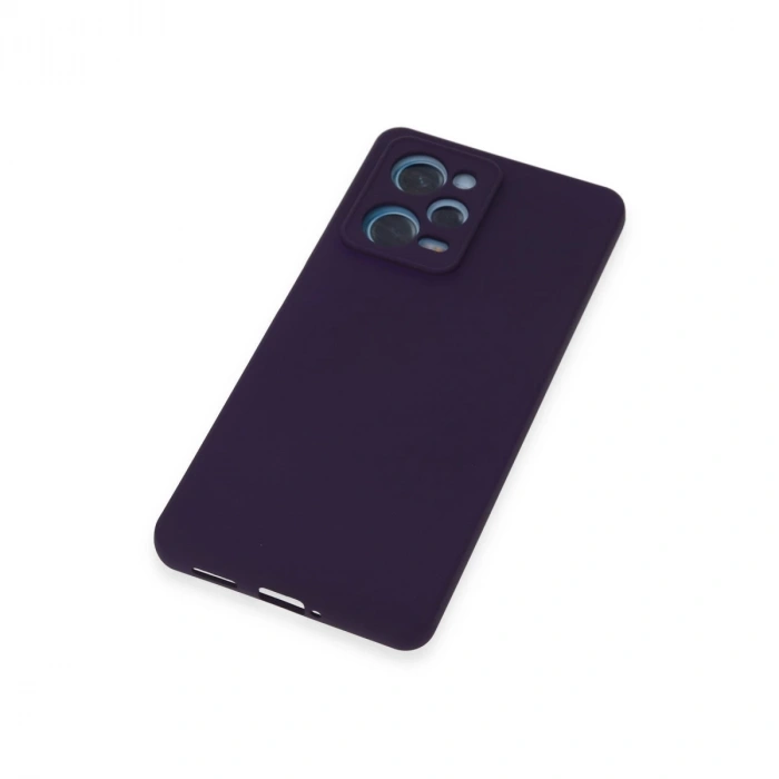 Xiaomi Redmi Note 12 Pro 5g Kılıf Nano İçi Kadife Silikon - Mor