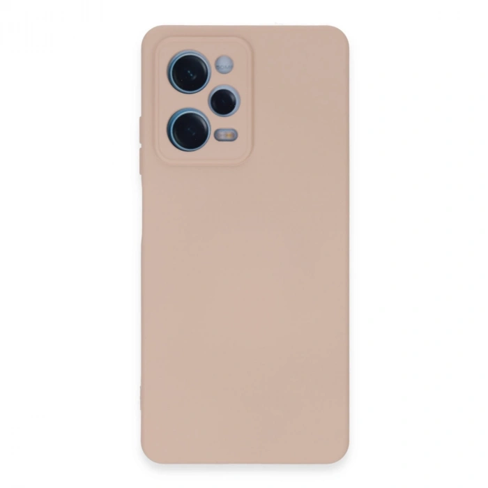 Xiaomi Redmi Note 12 Pro 5g Kılıf Nano İçi Kadife Silikon - Pudra